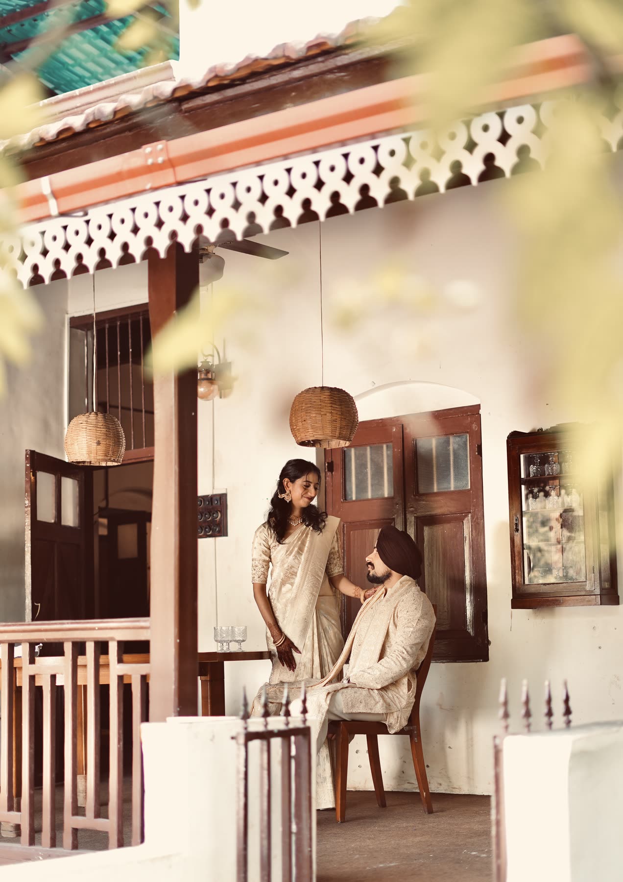 A quiet moment on the verandah of a heritage house